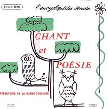 Chants et Poésies Pour Enfants de 5 à 10 ans  (1)  -  Radio Scolaire - 33t 17cm