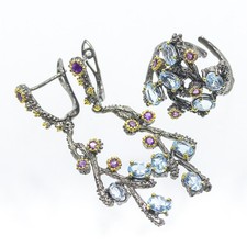 Bijouterie Topaze bleue