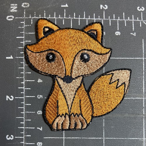 écusson brodé fox badge - fox,