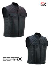 Gilet En Cuir Pour Motards De