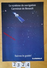RENAULT CARMINAT GPS NAVIGATION Prospectus Fr 4 pages 199?