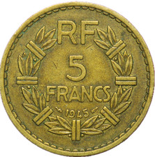 #17667 - 5 francs 1945