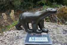 POM09 OURS BRUN POMPON FIGURINE FRANCOIS POMPON SCULPTEUR 1855 1933 MUSEE 20 CM