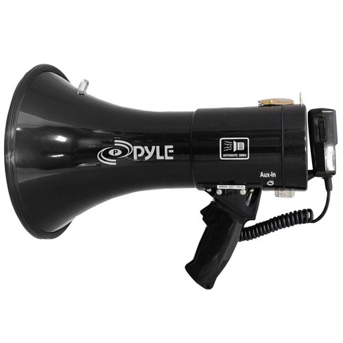 Mégaphone noir pyle pmp53in - noir,
