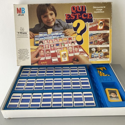Qui est jeux 1987 jeu - jeu, de