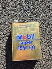 bidon d'huile Mobiloil 2L