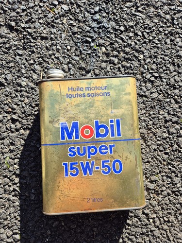 Bidon huile mobiloil - bidon, d'huile