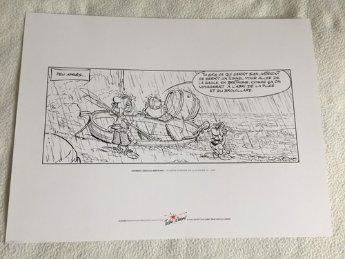 Sérigraphie astérix chez - chez, les