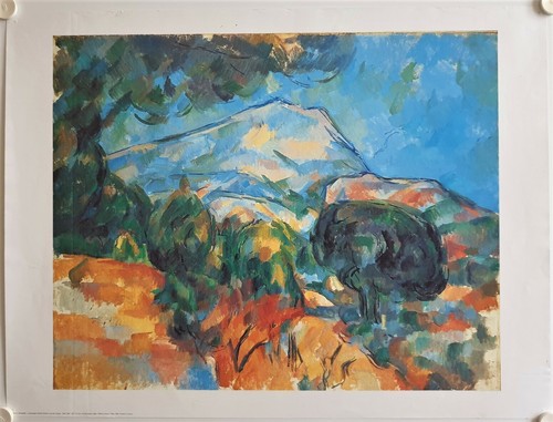 Affiche paul cezanne - cezanne, montagne