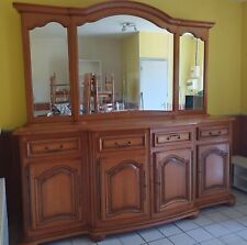 Buffet bas en chêne  avec miroirs. Style:Enfilade Louvre +miroirs