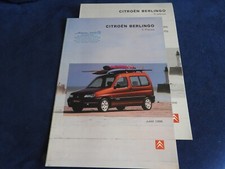 catalogue citroen berlingo 5 places 1999