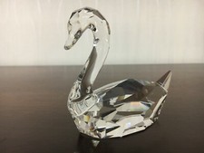 5 cygnes en cristal de