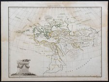 1812 - Europe et Asie Mineure - Carte géographique ancienne - Lapie Malte-Brun