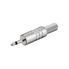 [11012] Goobay Fiche audio Jack 3.5mm mono métal à souder
