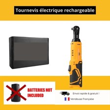 Clé À Cliquet Électrique 12V Jaune – Cliquet Sans Fil 3/8 Pouce Réparation Auto