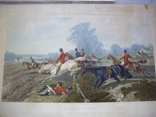 Très grande gravure anglaise - gravure,