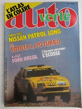 AUTO VERTE 4X4 N° 49 /NISSAN PATROL long/TOYOTA LJ 70 Turbo/Rallye de Tunisie