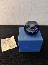 Boule presse papier fleurs