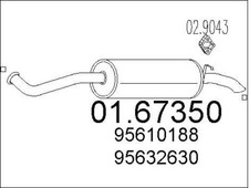 SILENCIEUX ARRIèRE CITROËN