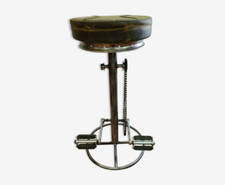 tabouret de bar avec un pédalier de vélo 