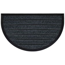 Tapis d'Entrée Demi-Lune "Marco" 45x75cm Gris