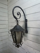 Ancienne Lanterne En Fer Forgé