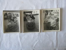 LOT DE 3 ANCIENNES PHOTOS