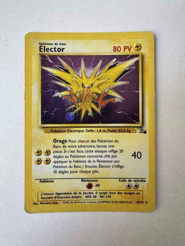 Carte pokémon electhor - electhor, 15/62