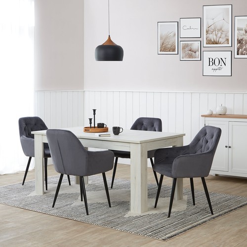 Table 160x90 bois blanc - 160x90,