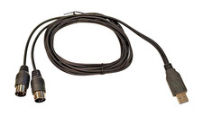 Câble d'interface USB 2 MIDI 1,8 mètres Swissonic MidiConnect 2 USB-MIDI neuf