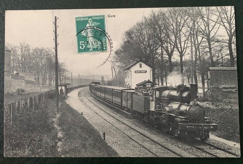 Cpa courcy brimont gare - 51,