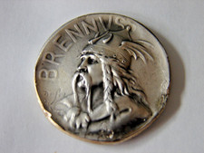 JETON ou MEDAILLE.  avers VERCINGETORIX revers BRENNUS.