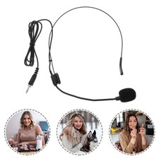  Micro Avec Fil Professionnel Microphone Monté Sur La Tête Serre-tête Casques