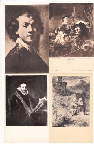 Lot old postcards museum - of,