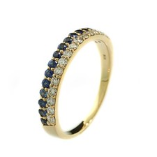 Vente Bague Saphir-Brillant