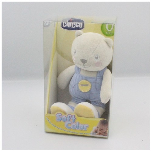 Doudou ours beige salopette