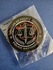 POLICE NATIONALE - ECUSSON "OFFICIER DE POLICE JUDICIAIRE" - PVC - BV