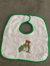 bavoir enfant éponge blanche