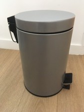 Poubelle salle de bain à pédale 3L en metal