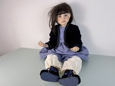 Poupée d'artiste Christine Orange poupée en porcelaine 80 cm. Excellent état