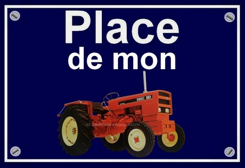 Plaque place mon - de,