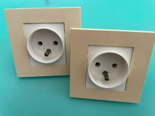 Alombard Lot de 2 Prises 2P+T