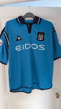 Maillot Jersey Shirt Trikot Manchester City Pearce 2001 2002 Taille L