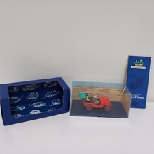 voiture Tintin Jeep Rouge 1946