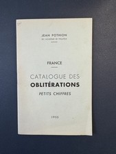 Pothion - FRANCE - Catalogue des Oblitérations PETITS CHIFFRES  / 1955