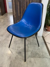 Chaise dsx fibre de verre bleu
