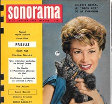 COLLECTION SONORAMA N° 15 (JANVIER 1960)--PAGNOL/FARAH DIBA/PIAF/DIETRICH/DEREAL
