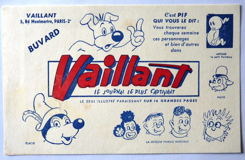 Buvard vaillant le - buvard,