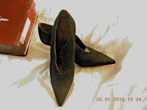 Beautiful black ankle - , suede