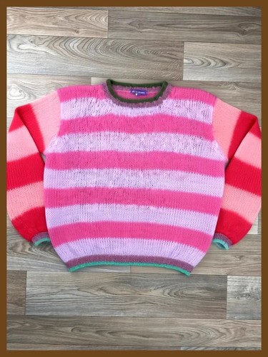 Pull mohair laine col - laine,